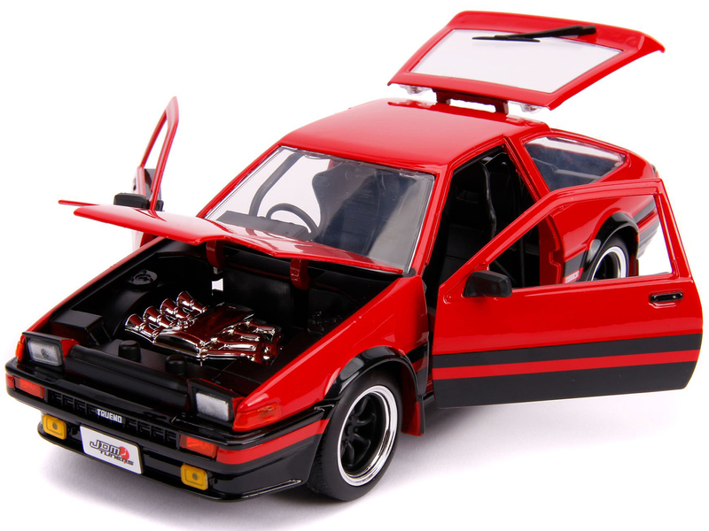 Maquette Jada Toys Toyota Trueno AE86 JDM Tuners échelle 1/24 1986 Neuve